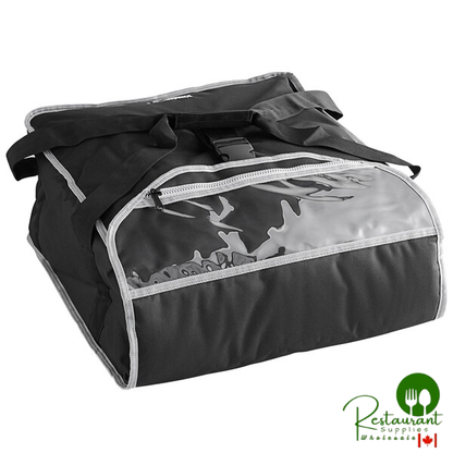 Vollrath VPB118 1-Series Insulated Pizza Delivery Bag, 19" x 19" x 9" - Holds (3) 18" Pizza Boxes