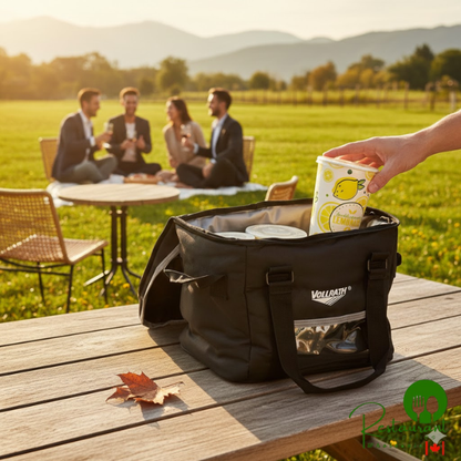 Vollrath VDBS100 1-Series Small Insulated Cooler / Catering Bag - Holds (6) Large Beverages