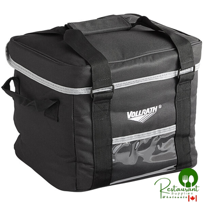 Vollrath VDBS106 1-Series Small Insulated Cooler / Catering Bag with 6-Compartment Divider - Holds (6) Large Beverages
