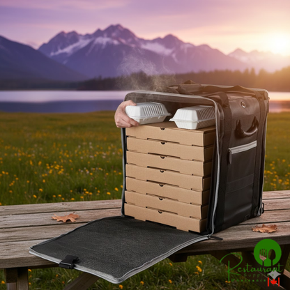 Vollrath VTB300 3-Series Insulated Tower Bag, 18" x 17" x 22"" - Holds (10) 16" Pizza Boxes