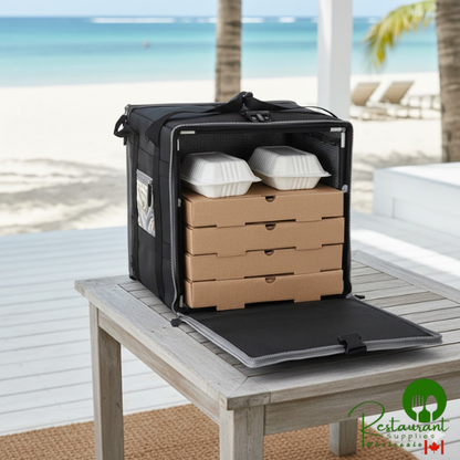 Vollrath VDBBM300 3-Series Delivery Backpack Bag, 16" x 16" x 13"