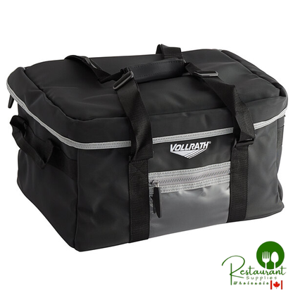 Vollrath VDBM300 3-Series Medium Insulated Food Pan Carrier / Catering Bag, 17" x 13" x 9" - Holds (2) Half Size Food Pans