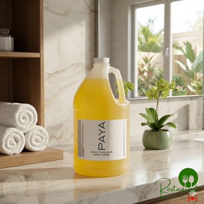 PAYA Papaya 1-Gallon Hand and Body Wash Jug - 4/Case