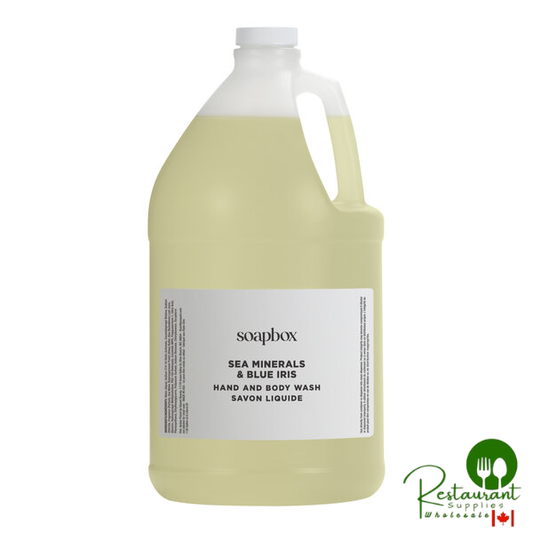 Soapbox 1 Gallon Sea Minerals and Blue Iris Hand and Body Wash - 4/Case