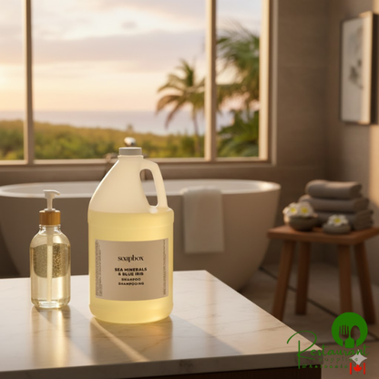 Soapbox 1 Gallon Sea Minerals and Blue Iris Shampoo - 4/Case