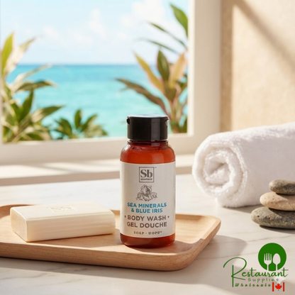 Soapbox 1 oz. Sea Minerals and Blue Iris Body Wash - 144/Case