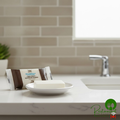 Soapbox 0.96 oz. Sea Minerals and Blue Iris Soap Bar - 288/Case