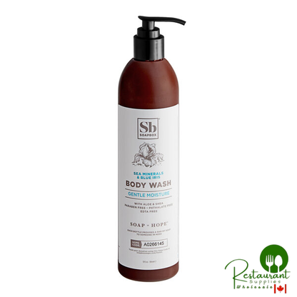 Soapbox DoveLok 12 oz. Sea Minerals and Blue Iris Body Wash - 20/Case