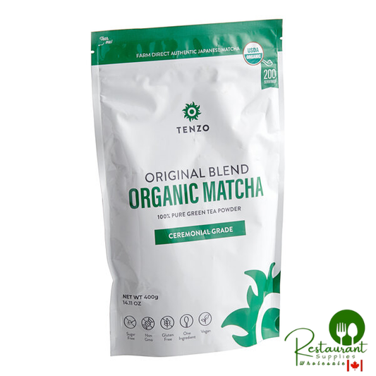 Tenzo Organic Ceremonial Matcha Green Tea Powder 400g (14.1 oz.)
