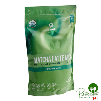 Tenzo Organic Sweetened Matcha Latte Mix 1,000 Gram (35.27 oz.)