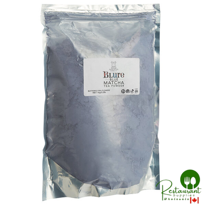 Wild Hibiscus b'Lure Butterfly Pea Flower Blue Matcha Tea Powder 2.2 lb. (1 kg)
