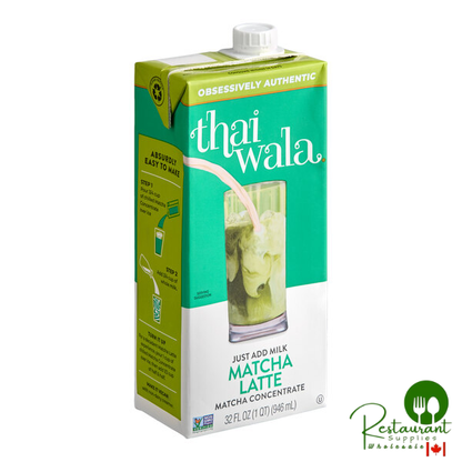 Thaiwala Matcha Latte 1:1 Concentrate 32 fl. oz. - 6/Case