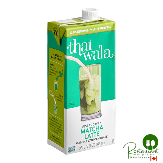 Thaiwala Matcha Latte 1:1 Concentrate 32 fl. oz. - 6/Case