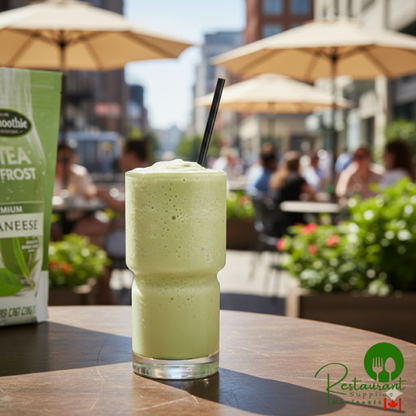 David Rio Tea Frost Japanese Matcha Frappe Mix 3 lb. - 4/Case