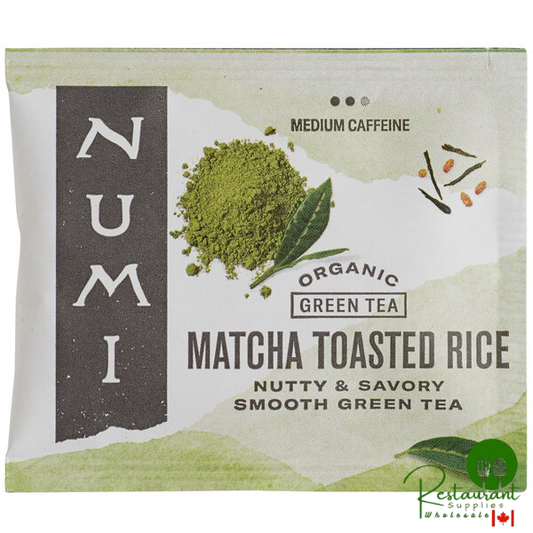 Numi Organic Matcha Toasted Rice Tea Bags - 100/Case