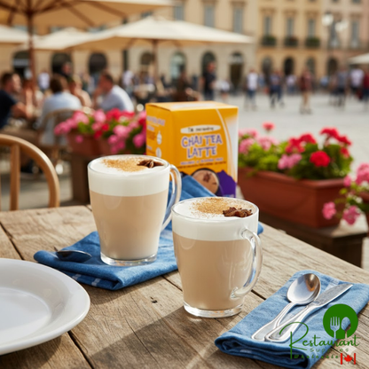 Oregon Chai Organic Original Chai Tea Latte 1:1 Concentrate 32 fl. oz. - 12/Case