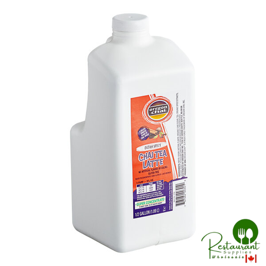 Oregon Chai Extra Spicy Chai 5:1 Super Concentrate 1/2 Gallon - 4/Case