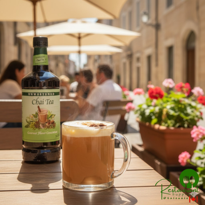 Monin 1 Liter Chai Tea 7:1 Concentrate - 4/Case