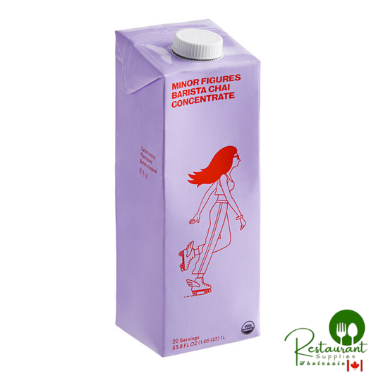 Minor Figures Barista Organic Chai 4:1 Concentrate 33.8 fl. oz. - 6/Case
