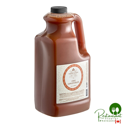 Harney & Sons Chai Tea Latte 1:1 Concentrate 64 fl. oz. - 6/Case