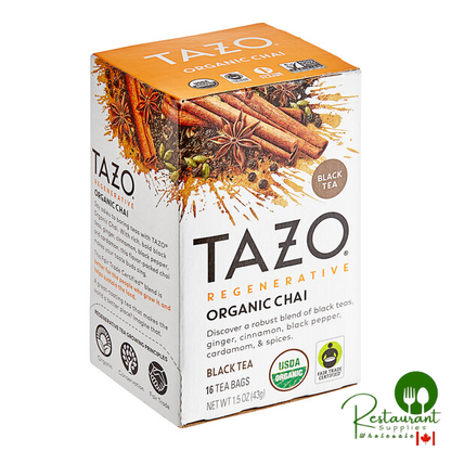 Tazo Organic Chai Tea Bags - 96/Case