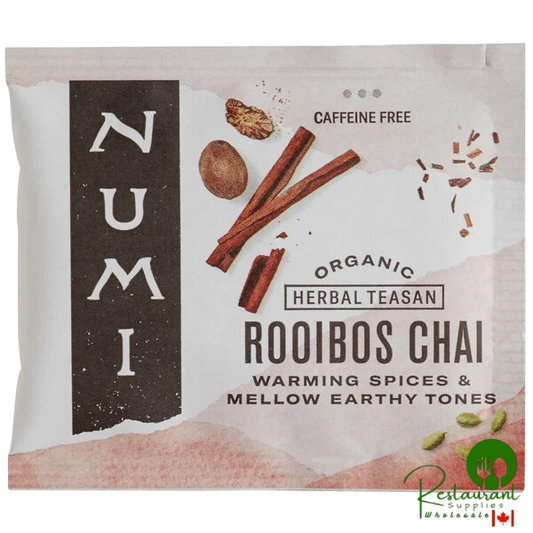 Numi Organic Rooibos Chai Tea Bags - 100/Case