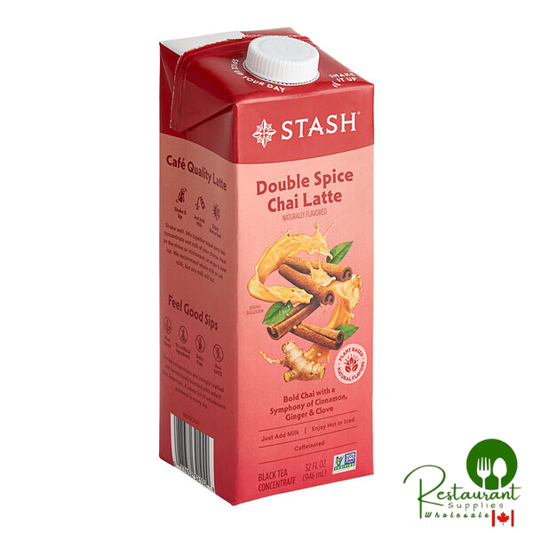 Stash Double Spice Chai Latte Black Tea Concentrate 32 fl. oz. - 6/Case