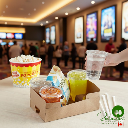 4 Cup Kraft Pop-Up Tray and Cup Carrier - 400/Case