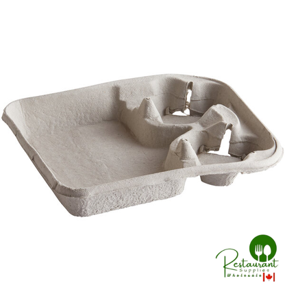 Huhtamaki Chinet 20974 StrongHolder 2 Cup Carrier with Tray - 400/Case