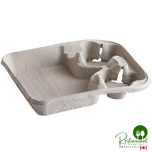 Huhtamaki Chinet 20974 StrongHolder 2 Cup Carrier with Tray - 400/Case