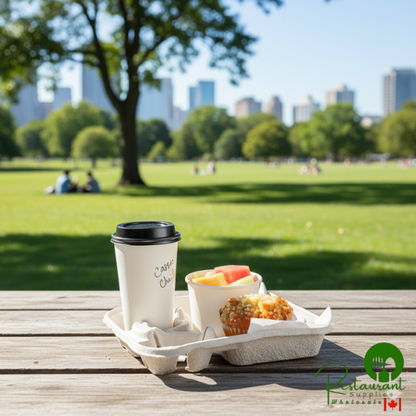 Huhtamaki Chinet 20974 StrongHolder 2 Cup Carrier with Tray - 400/Case