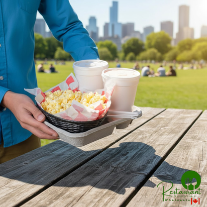 Huhtamaki Chinet 20975 StrongHolder 2 Cup Carrier with Tray - 250/Case