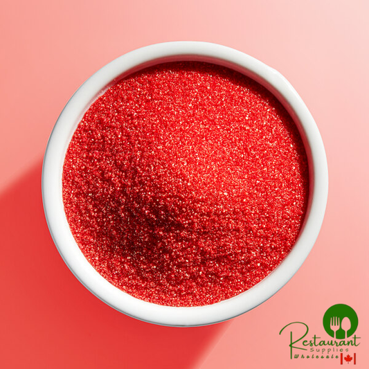 Fine Red Sanding Sugar by Prime 10 lb.