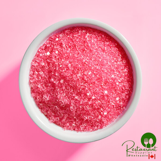 Coarse Pink Sanding Sugar 10 lb.