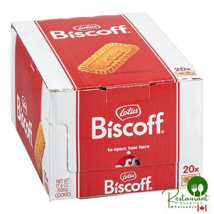 Lotus Biscoff 2-Count Individually Wrapped Cookie Pack - 120/Case