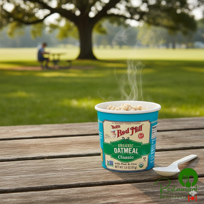 Bob's Red Mill Classic Gluten-Free Organic Single Serving Oatmeal Cup - 12/Case