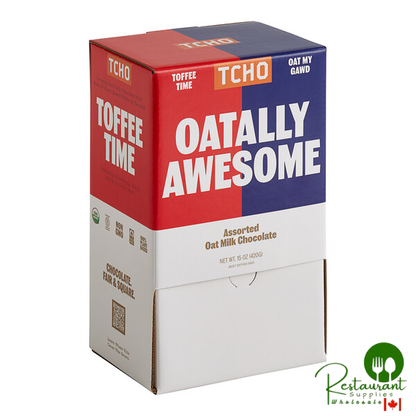 TCHO Oatally Awesome Assorted Oat Milk Chocolate Squares - 360/Case