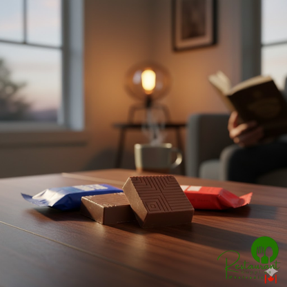 TCHO Oatally Awesome Assorted Oat Milk Chocolate Squares - 360/Case