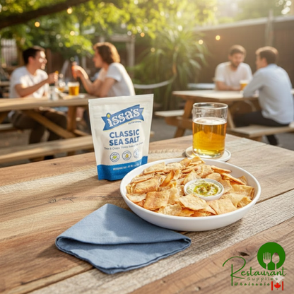 Issa's Classic Sea Salt Pita Chips 2 oz. - 30/Case
