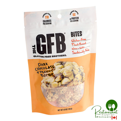 The GFB Dark Chocolate Peanut Butter Bites 4 oz. - 6/Case