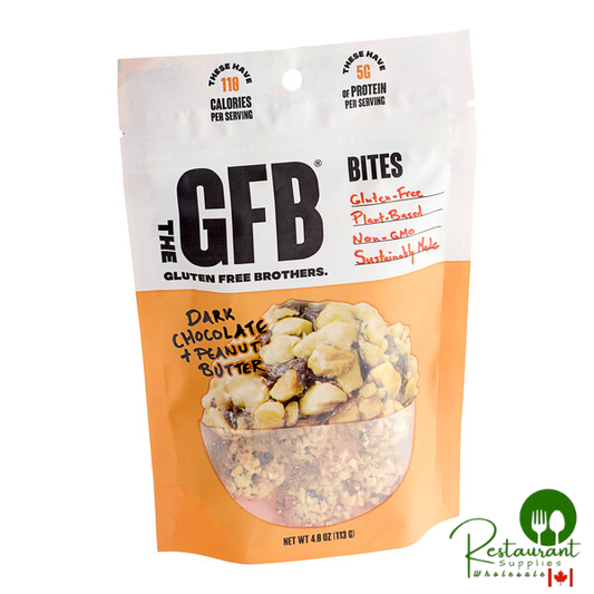 The GFB Dark Chocolate Peanut Butter Bites 4 oz. - 6/Case