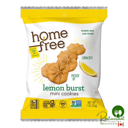 Homefree Gluten-Free Mini Lemon Burst Cookies 1 oz. - 30/Case