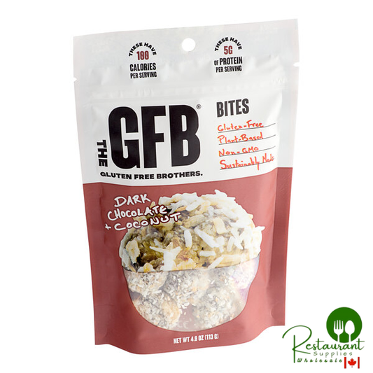 The GFB Dark Chocolate Coconut Bites 4 oz. - 6/Case