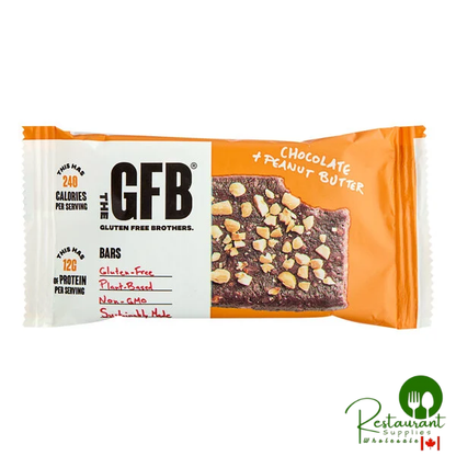 The GFB Chocolate Peanut Butter Bar 2.05 oz. - 72/Case