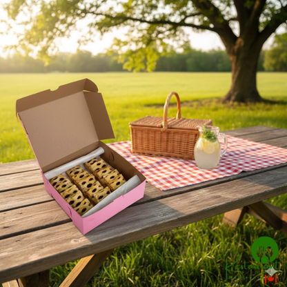 8" x 8" x 3" Pink Pie / Bakery Box - 250/Bundle