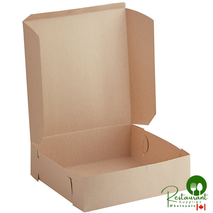 10" x 10" x 3" Kraft Pie / Bakery Box - 200/Bundle