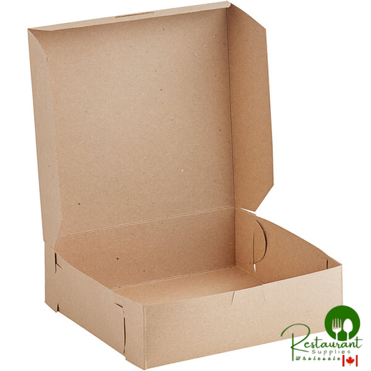 8" x 8" x 2 1/2" Kraft Pie / Bakery Box - 250/Bundle