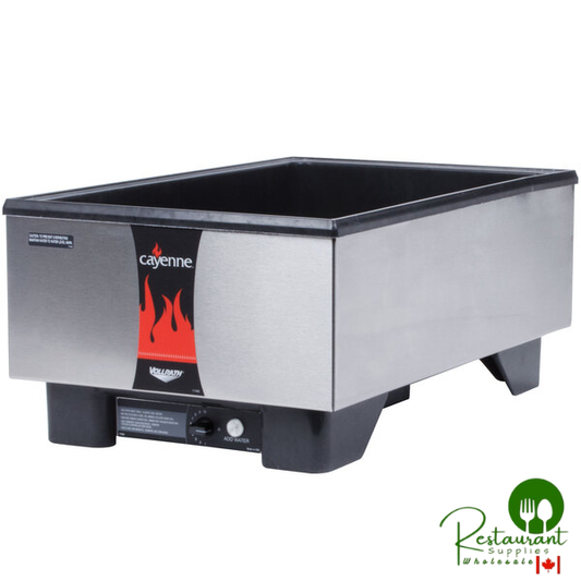 Vollrath 71001 Cayenne Full Size Countertop Warmer with Stainless Steel Exterior - 120V, 700W