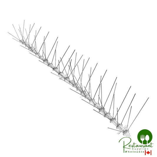 Bird-X EWS-10 Extra Wide 7 1/2" Stainless Steel Spikes - 10' Kit
