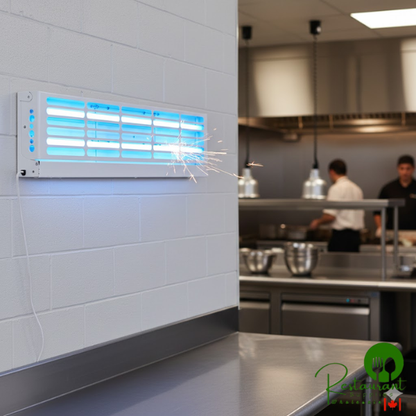 Curtron Pest-Pro BL400 High Intensity UV Flying Insect Control Light and Trap, 3500 sq. ft. Coverage - 120V, 80W